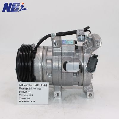 Новый OEM 883101A751/447260 4221 12В переменный компрессор для Toyota для Corolla L4 1.8 8KG Автомобиль подходит Infiniti FAW Использованный Mitsubishi