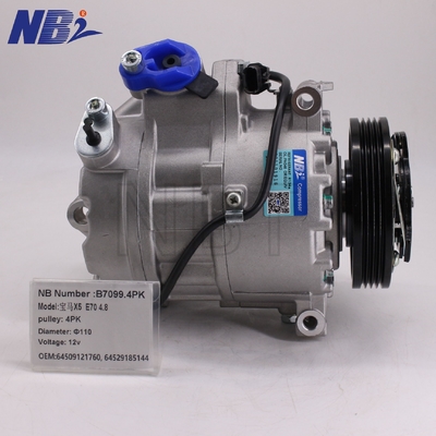 Хорошая цена. Для BMW X5 E70 4.8 Новый шкив 4PK 110 Диаметр 12V Напряжение OEM 64509121760,64529185144 Компрессоры кондиционера онлайн